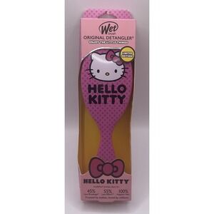 New! Hello Kitty Detangler Wet Hair brush, Pink Limited Edition Gift Kids